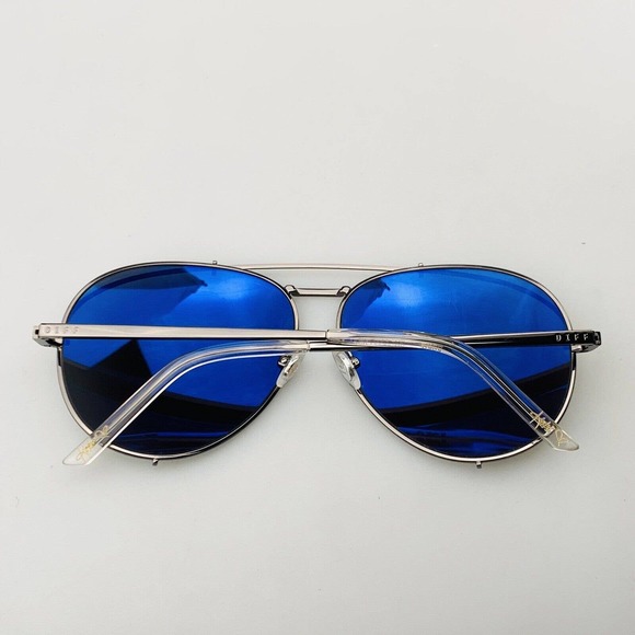 DIFF Koko Eyewear Sunglasses mod. GM-SV22 Mirrored Aviator Gunmetal Oversized main image 5
